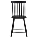 Andrews 5-piece Round Counter Dining Set Light Ash and Black