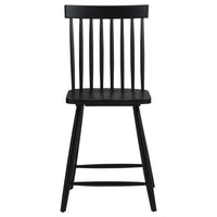 Andrews 5-piece Round Counter Dining Set Light Ash and Black