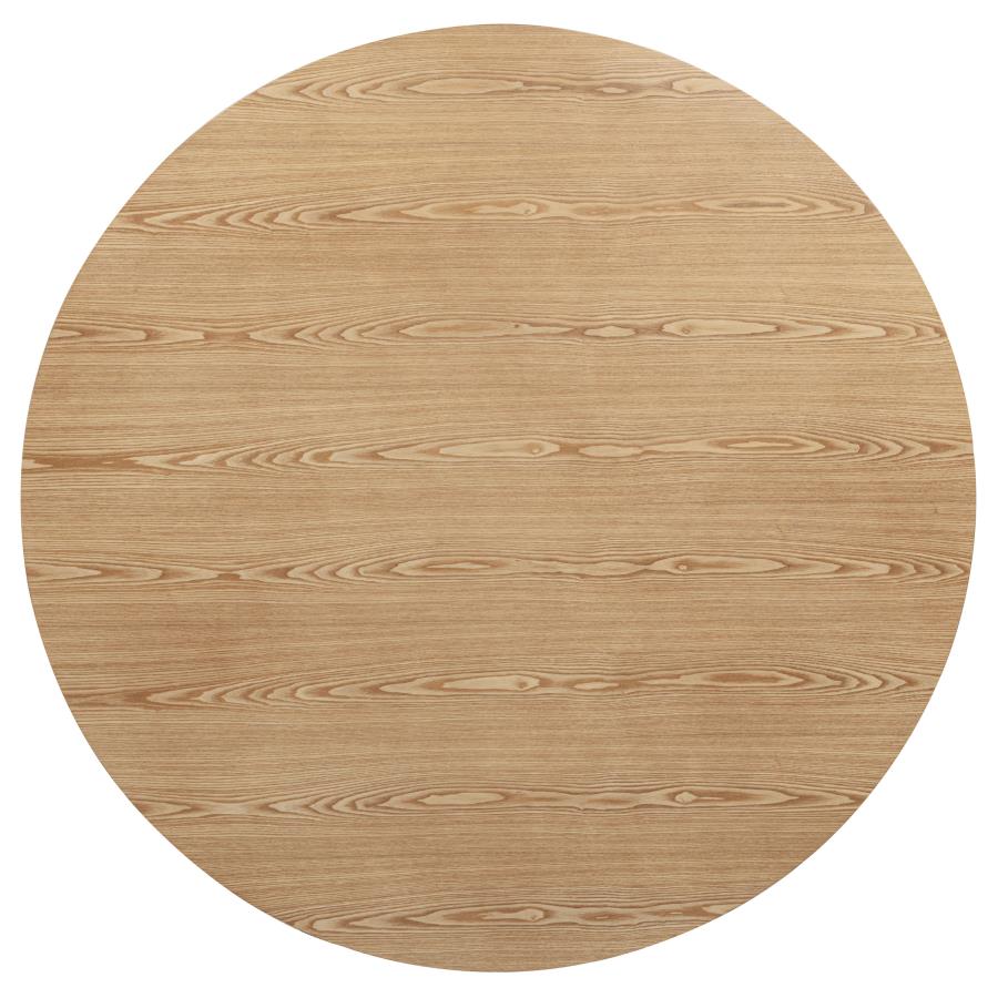 Home & Sleep Outlet - Andrews 5-piece Round Counter Height Dining Set Light Ash