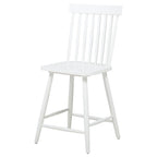 Home & Sleep Outlet - Andrews Windsor Counter Height Dining Side Chair White (Set of 2)