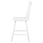Home & Sleep Outlet - Andrews Windsor Counter Height Dining Side Chair White (Set of 2)