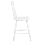 Home & Sleep Outlet - Andrews Windsor Counter Height Dining Side Chair White (Set of 2)
