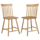 Andrews Windsor Counter Height Dining Side Chair Light Ash (Set of 2)