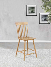 Andrews Windsor Counter Height Dining Side Chair Light Ash (Set of 2)