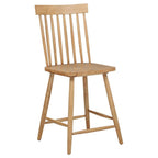 Home & Sleep Outlet - Andrews Windsor Counter Height Dining Side Chair Light Ash (Set of 2)
