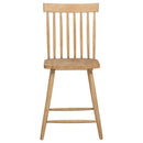 Andrews Windsor Counter Height Dining Side Chair Light Ash (Set of 2)