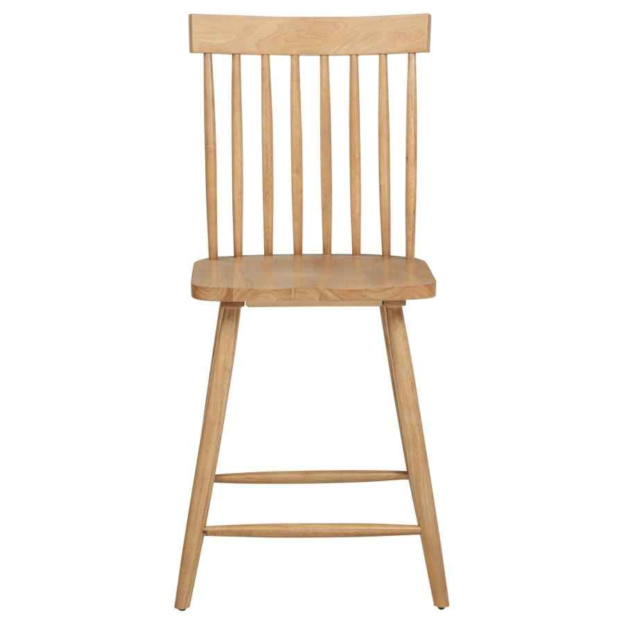 Andrews Windsor Counter Height Dining Side Chair Light Ash (Set of 2)