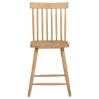 Home & Sleep Outlet - Andrews Windsor Counter Height Dining Side Chair Light Ash (Set of 2)