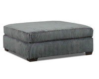 1300-07 Charcoal Cocktail Ottoman
