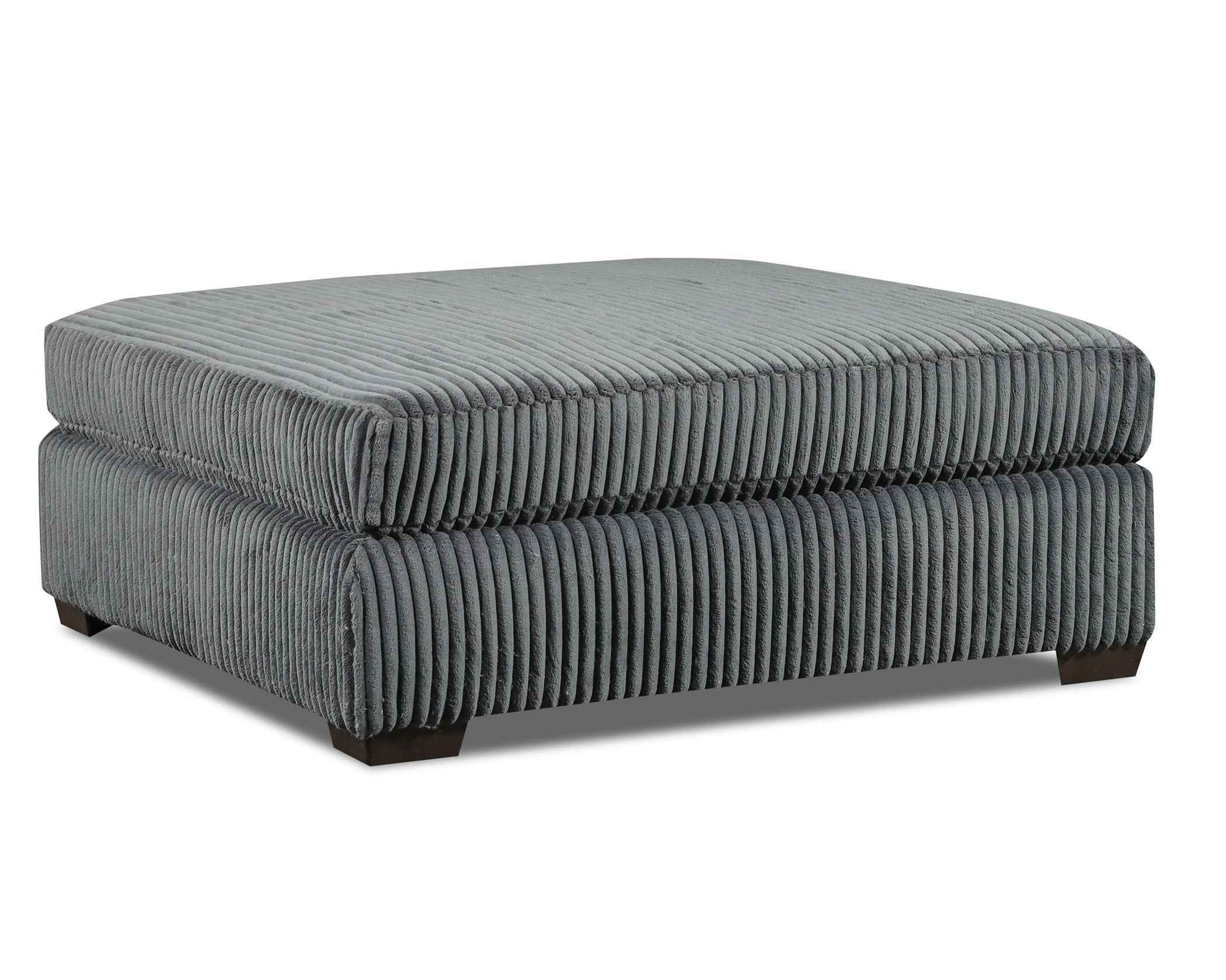 1300-07 Charcoal Cocktail Ottoman