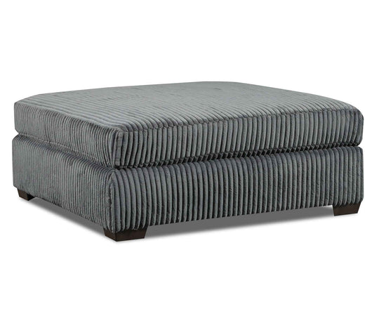 1300-07 Charcoal Cocktail Ottoman