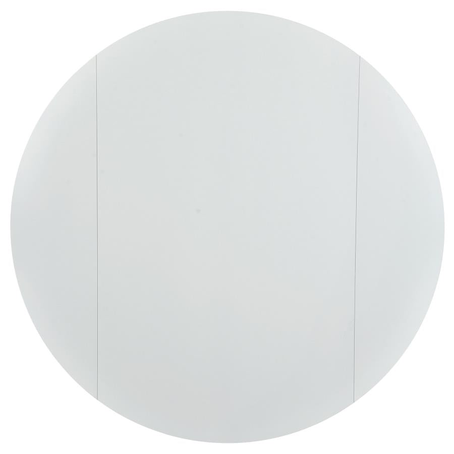 Home & Sleep Outlet - Bucknell 3-piece Round Drop Leaf Dining Table Set White
