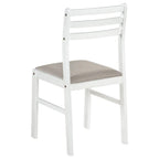 Home & Sleep Outlet - Bucknell 3-piece Round Drop Leaf Dining Table Set White