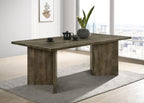 Home & Sleep Outlet - Tyler 80-inch Solid Wood Dining Table Mango Brown