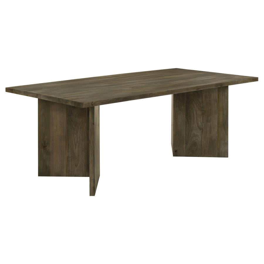 Home & Sleep Outlet - Tyler 80-inch Solid Wood Dining Table Mango Brown
