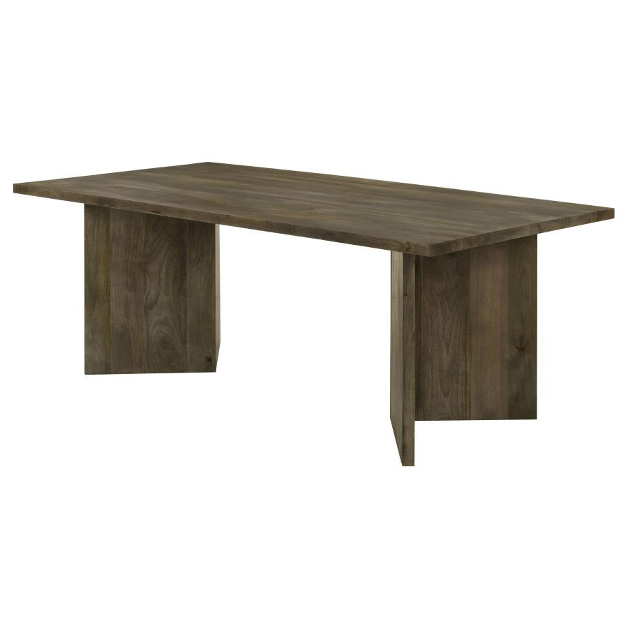 Home & Sleep Outlet - Tyler 80-inch Solid Wood Dining Table Mango Brown