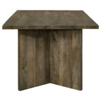 Home & Sleep Outlet - Tyler 80-inch Solid Wood Dining Table Mango Brown