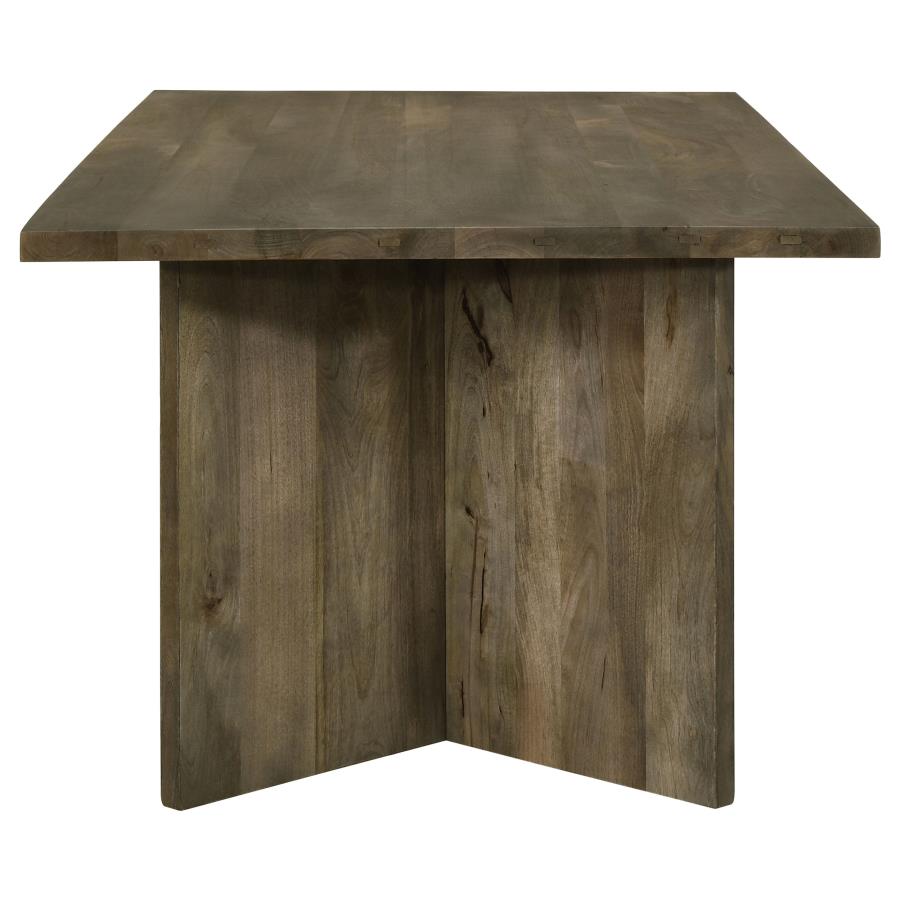 Home & Sleep Outlet - Tyler 80-inch Solid Wood Dining Table Mango Brown