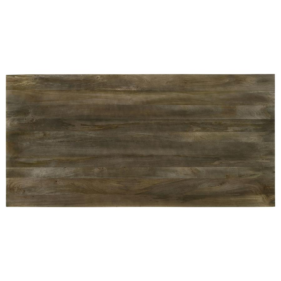 Home & Sleep Outlet - Tyler 80-inch Solid Wood Dining Table Mango Brown