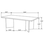 Home & Sleep Outlet - Tyler 80-inch Solid Wood Dining Table Mango Brown