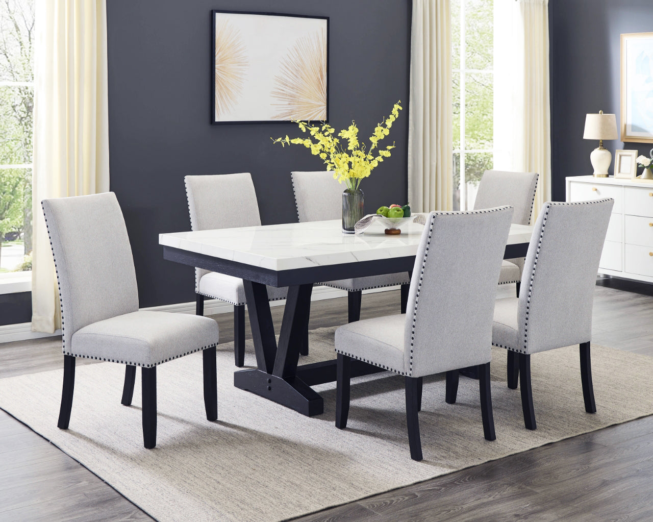 VANCE 1319-6P (6-Piece Dining Set)
