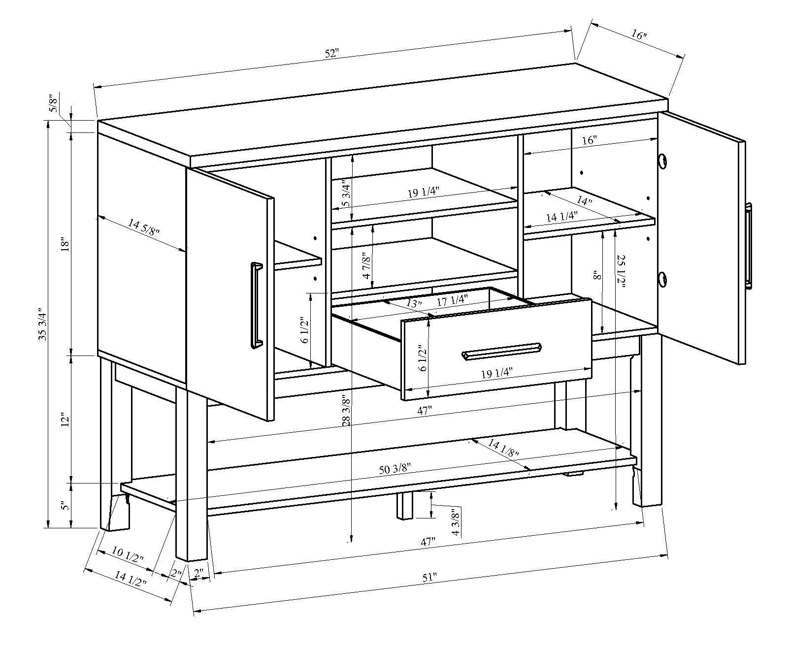 VARLEY 1320-6P-SB (7-Piece Dining Set)