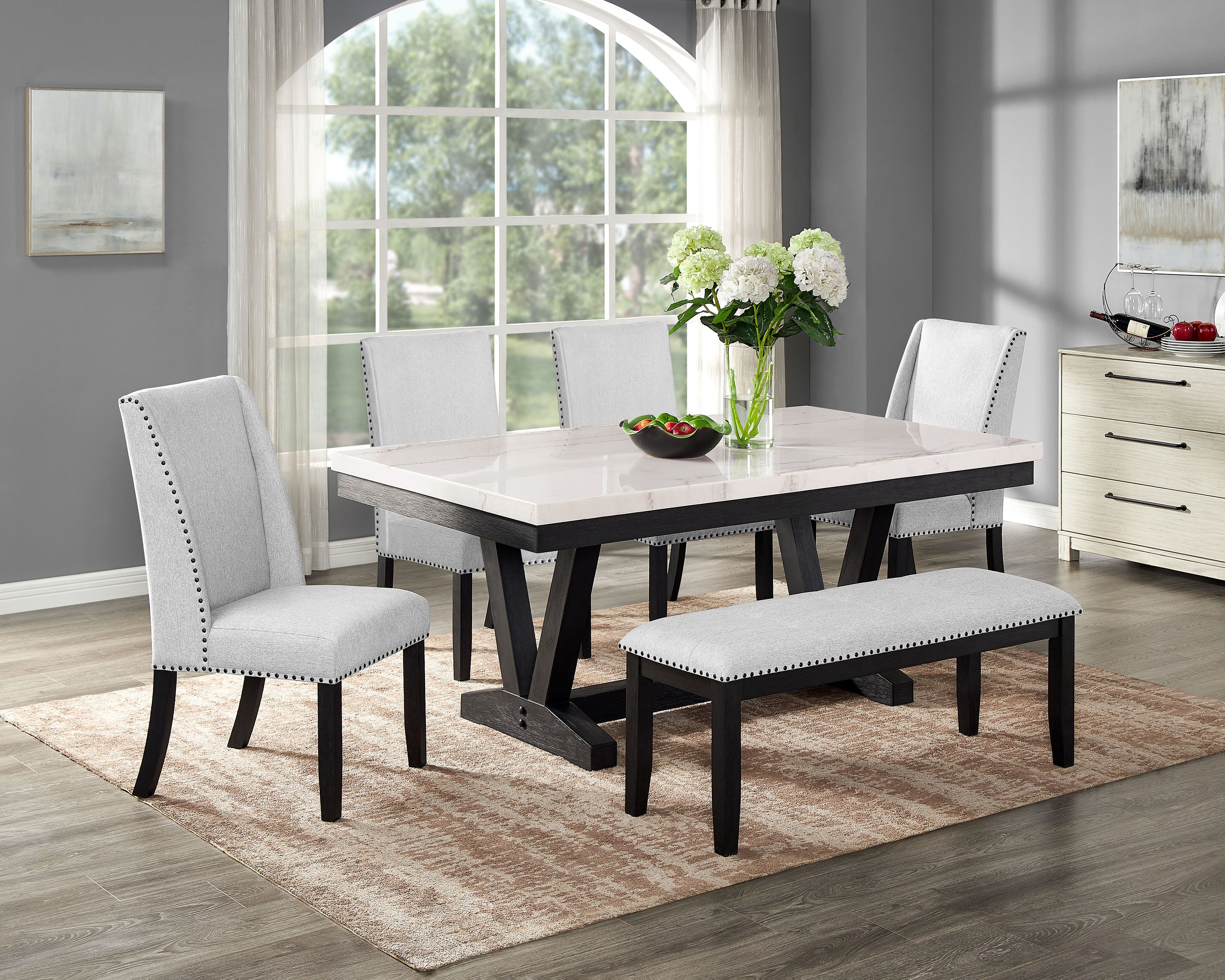 VANCE 1319-6P (6-Piece Dining Set)