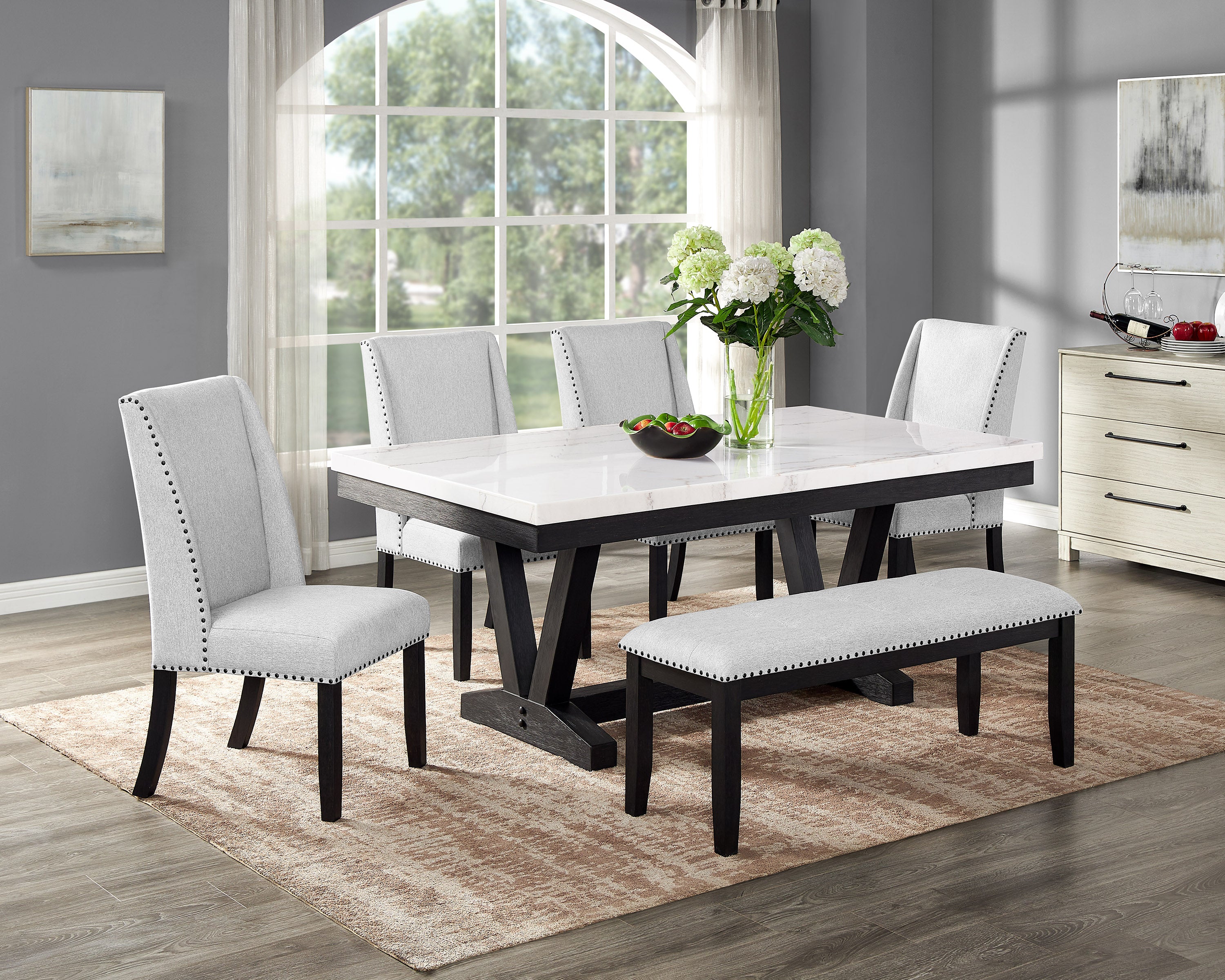 VANCE 1319-6P (6-Piece Dining Set)