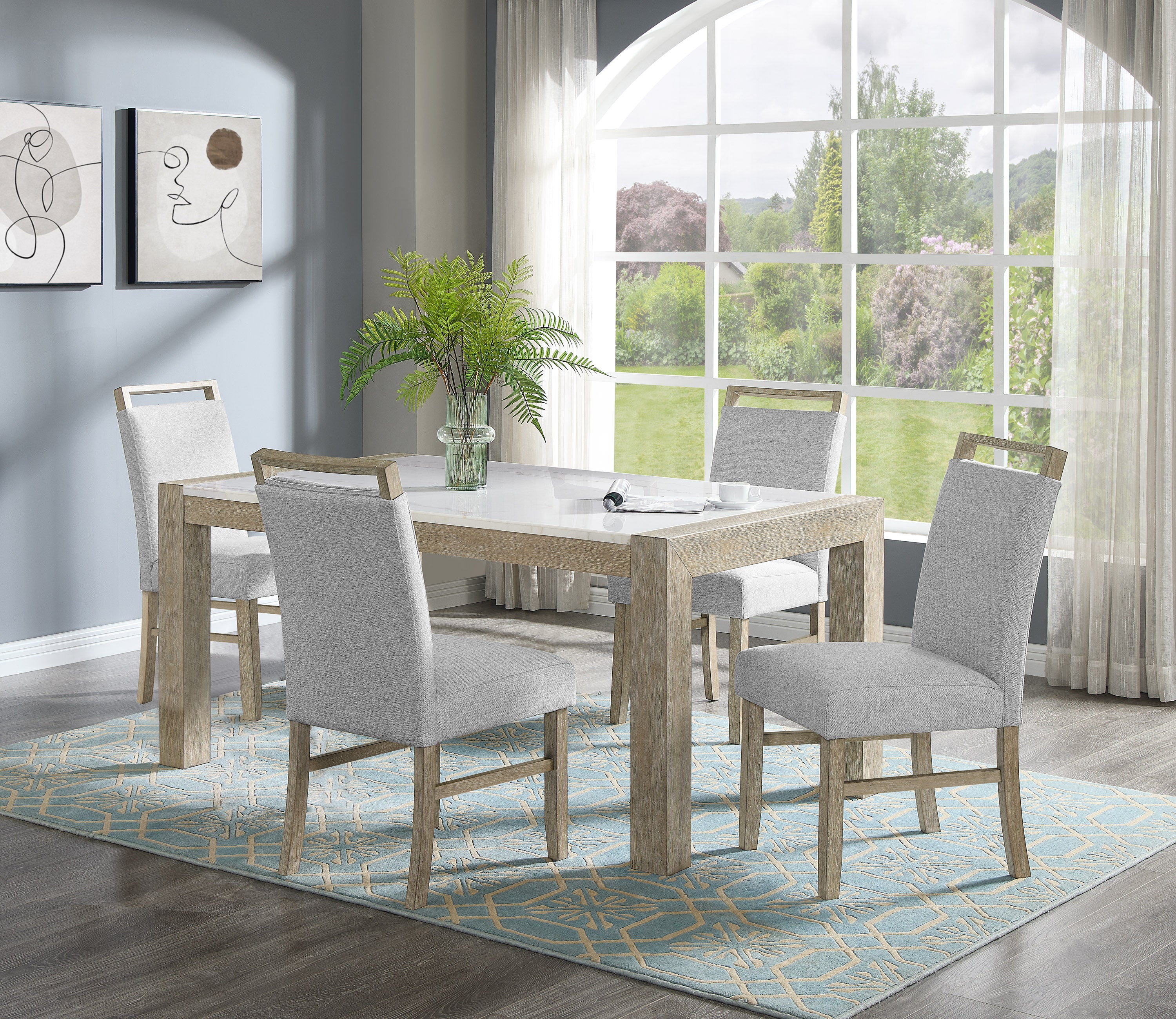 HAZEL 1321-5P (6-Piece Dining Set)
