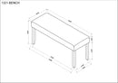 HAZEL 1321-6P (7-Piece Dining Set)