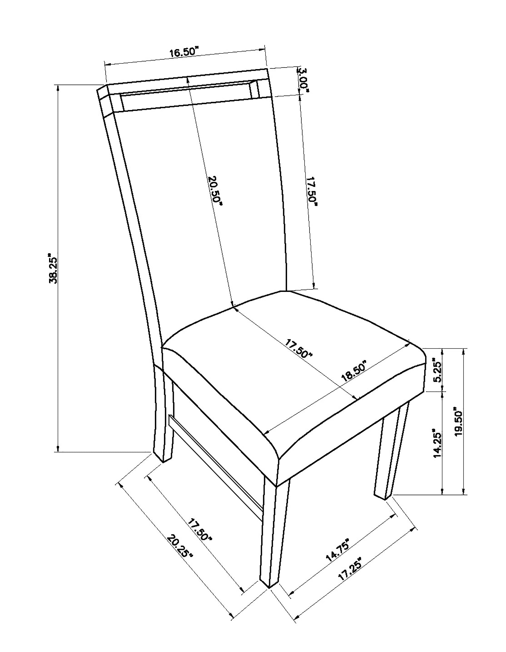 HAZEL 1321-5P (6-Piece Dining Set)
