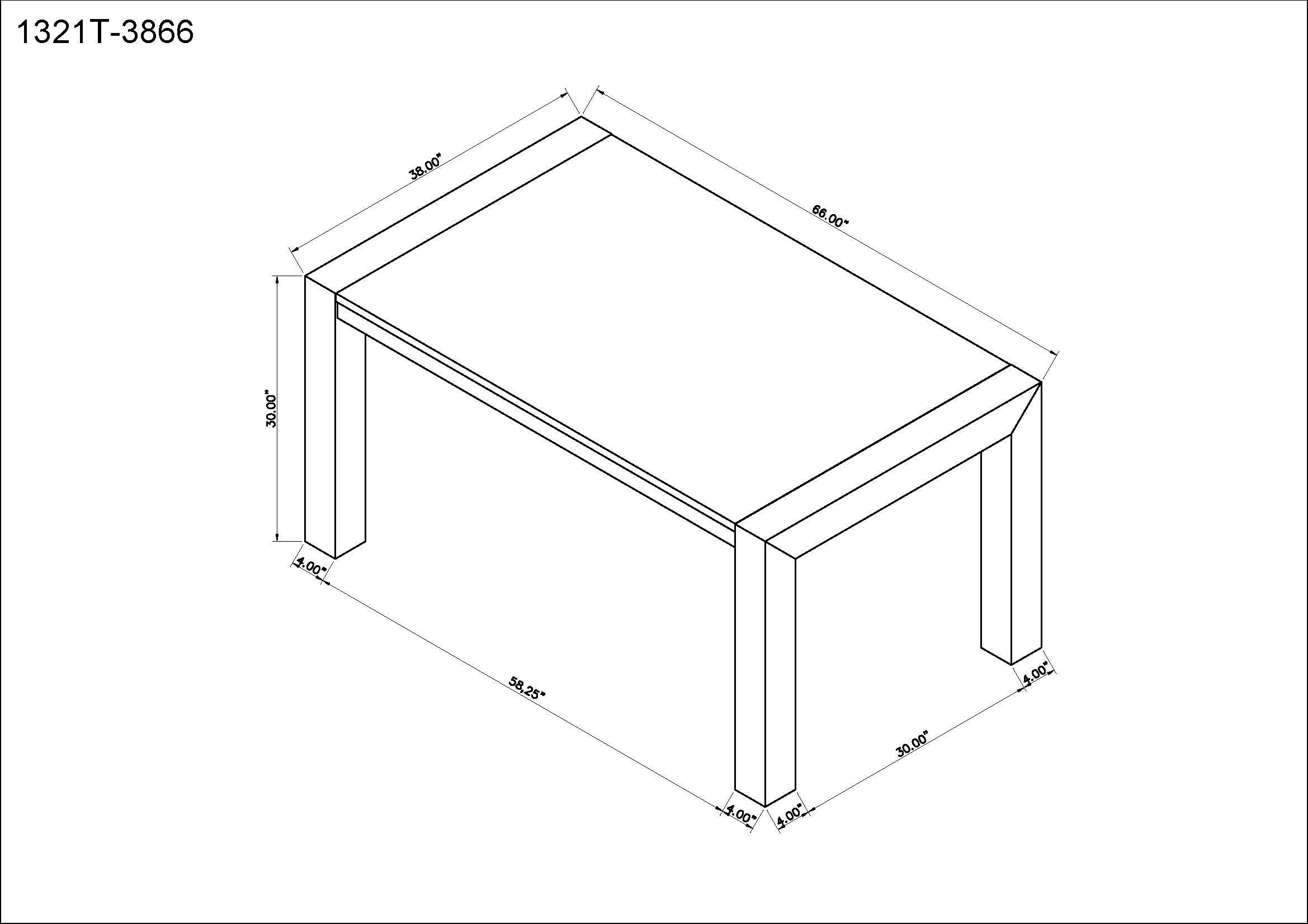 HAZEL 1321-6P (7-Piece Dining Set)