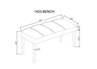 VEGA 1420-6P (7-Piece Dining Set)