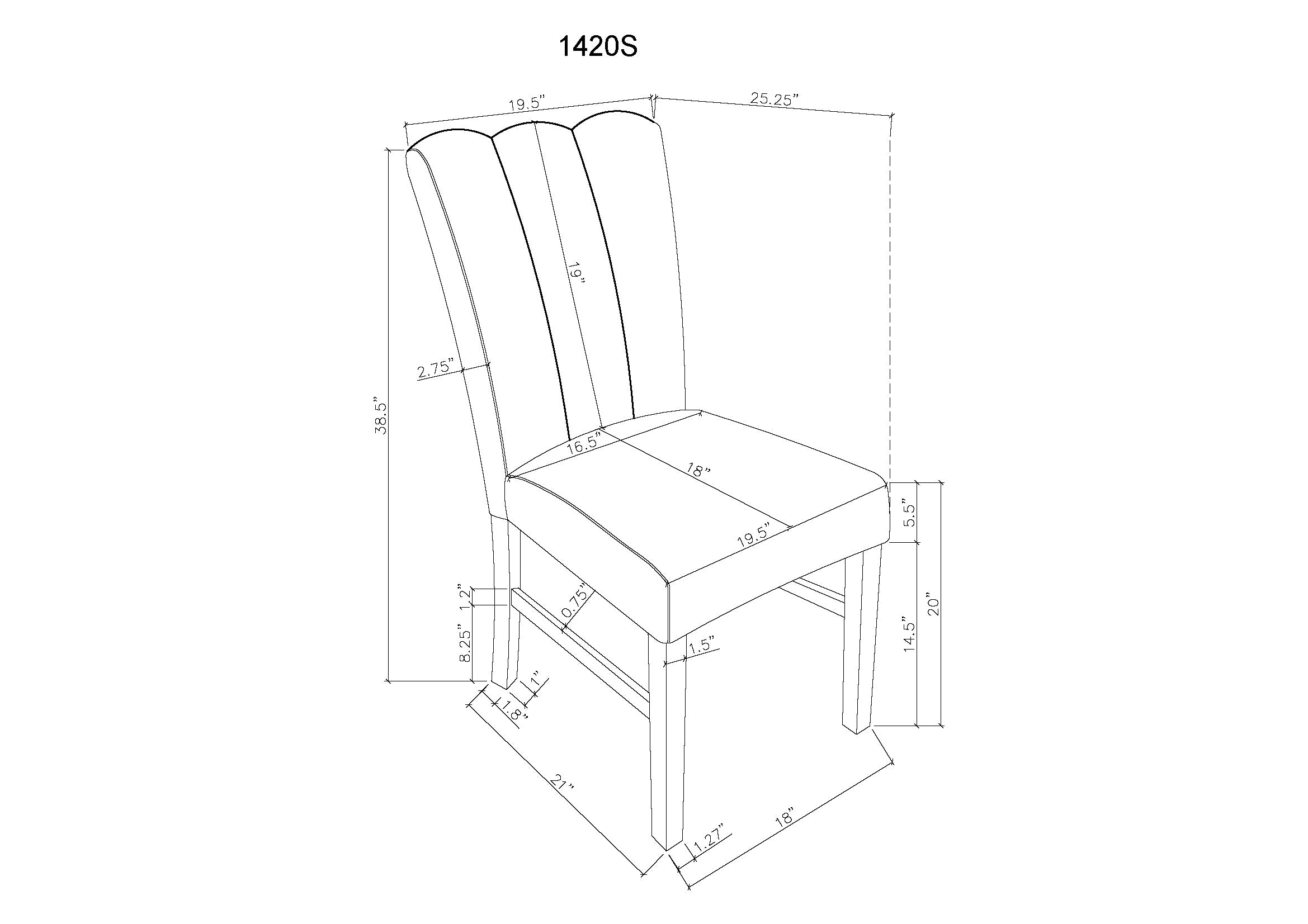 VEGA 1420-6P (7-Piece Dining Set)