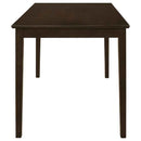 Guillen 5-piece Rectangular Dining Table Set Cappuccino