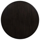 Catley 5-piece Round Drop Leaf Dining Table Set Dark Coffee