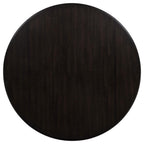 Home & Sleep Outlet - Catley 5-piece Round Drop Leaf Dining Table Set Dark Coffee