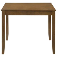 Parkwood 5-piece Square Dining Table Set Honey Brown