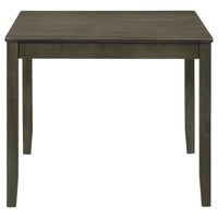 Parkwood 5-piece Square Dining Table Set Dark Ash Brown