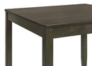 Parkwood 5-piece Square Dining Table Set Dark Ash Brown