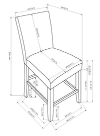PARKSIDE 1712-5P (6-Piece Counter Dining Set)