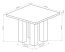 PARKSIDE 1712-5P (6-Piece Counter Dining Set)