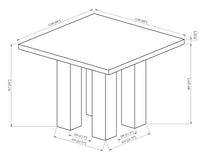 PARKSIDE 1712-5P (6-Piece Counter Dining Set)