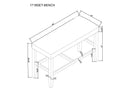 MARBEL 1718-6P (2-Piece Counter Dining Set)