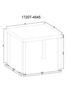 VEGA 1720-5P (5-Piece Counter Dining Set)