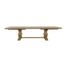 Florence 126-inch Extension Dining Table Rustic Honey