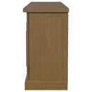 Florence 4-door Dining Sideboard Buffet Cabinet Rustic Honey