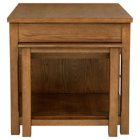 Mayfair 3-piece Kitchen Island with Extension Table Dark Oak - Home & Sleep Outlet