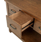 Home & Sleep Outlet - Mayfair 3-piece Kitchen Island with Extension Table Dark Oak