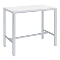 Natividad 5-piece Pub Height Bar Table Set White High Gloss - Home & Sleep Outlet